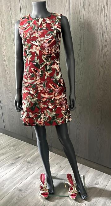 PINKO - jurk met kolibries - 34 (XS) beschikbaar voor biedingen