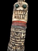 Tibetaans ritueel zegel met heilige geschriften zilver 800, Antiek en Kunst, Ophalen of Verzenden