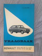 Vraagbaak Renault 16 GL, GLS, L, TL, TA, TS, TX 1970-1980, Ophalen of Verzenden