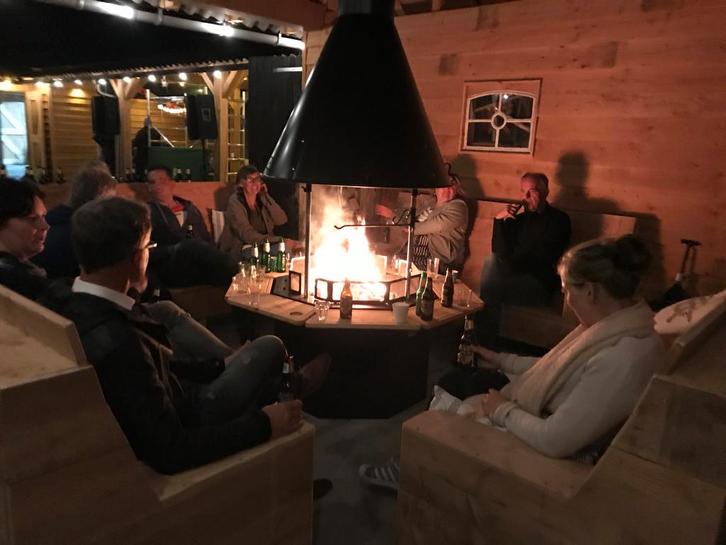 Polar Grill L8 met Kap en Pijpenset vuurschaal bbq, Tuin en Terras, Tuinhaarden, Gebruikt, Ophalen of Verzenden