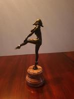 Jugendstil Bronzen Beeldje hoogte 8cm, Ophalen of Verzenden