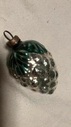 Vintage antieke kerstbal, druiventros feathertree blauw, Diversen, Kerst, Ophalen of Verzenden, Zo goed als nieuw