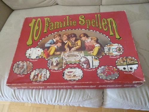 10 familie spellen-Facsimile uitgave 1974 z.g.a.n., Hobby en Vrije tijd, Verzamelkaartspellen | Overige, Zo goed als nieuw, Meerdere kaarten