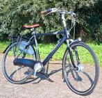 Nette zwarte Gazelle herenfiets, 28inch, 61cm, 7speed, Ophalen, Versnellingen, Zo goed als nieuw, 57 tot 61 cm