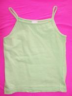 Groen hemdje met spaghettibandjes, maat 122., Ophalen of Verzenden, Gebruikt, Meisje, Shirt of Longsleeve