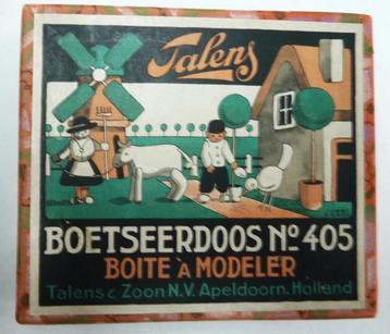 Talens  & Zoon Apeldoorn antieke boetseerdoos No 405  beschikbaar voor biedingen