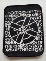 Crass  zeldzame 80's Stations of the Crass patch c294 PUNK, Verzenden, Nieuw, Kleding