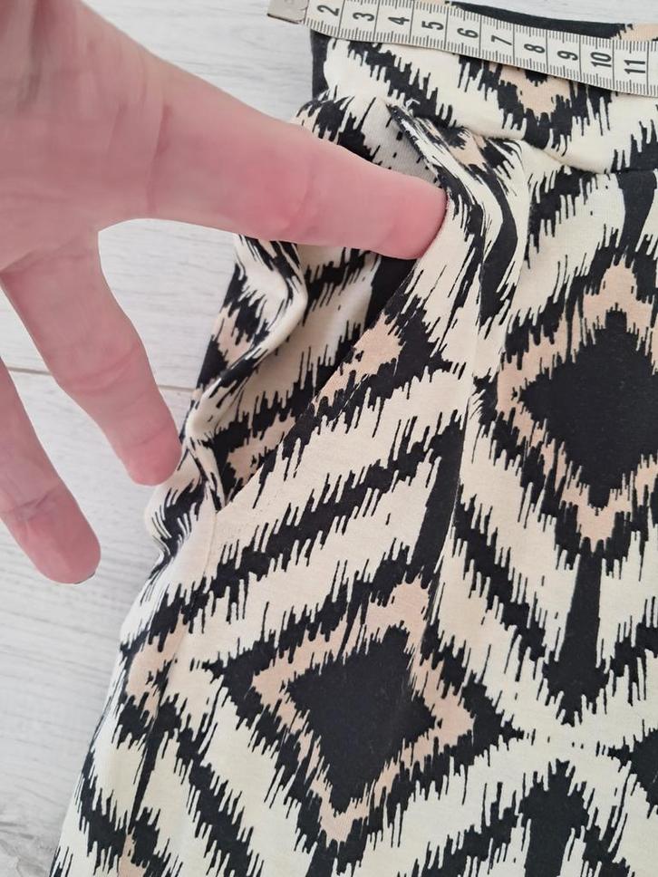 NED Broek Model Sianda Black Drawn Nieuw maat sx/s 34/36, Kleding | Dames, Broeken en Pantalons, Nieuw, Maat 36 (S), Zwart, Lang