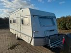 Caravan Eriba Hymer Nova 522 compleet incl. airco en mover!, Caravans en Kamperen, Caravans, Particulier, Luifel, Eriba, Tot en met 4