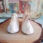 Vintage leren babyschoentjes - maat 20, Antiek en Kunst, Ophalen of Verzenden