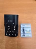Ebl Ni-MH oplaadbare batterijen + lader 4 Poorts EU (Nieuw), Ophalen of Verzenden, Nieuw