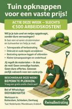 Tuin opknappen voor €500!, Vacatures, Vacatures | Schoonmaak en Facilitaire diensten, Vanaf 5 jaar, MBO, 33 - 40 uur, Geschikt als bijbaan