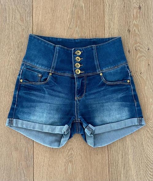 KASTOPRUIMING! Denim korte broek, maat 158/164, Kinderen en Baby's, Kinderkleding | Maat 158, Gebruikt, Meisje, Broek, Ophalen of Verzenden