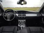 BMW 5 Serie 525i Luxe auto met onderhoudshistorie (bj 2009), Achterwielaandrijving, Gebruikt, Zwart, 2000 kg