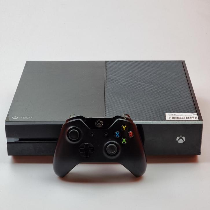 Xbox One 500GB Zwart | Prima staat, Spelcomputers en Games, Spelcomputers | Xbox One, Gebruikt