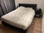 Karlsson Kvadrat Boxspring 160x210 ZGAN, Ophalen, 210 cm, Tweepersoons, Zo goed als nieuw