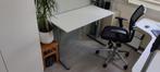 Wit bureau (120x60 cm), Ophalen, Gebruikt, Bureau