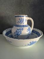 Ouderwetse Lampetset met Blauw Bloemmotief, Ophalen