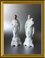 Antiek porseleinen Maria en Jozef beeldje, Ophalen of Verzenden