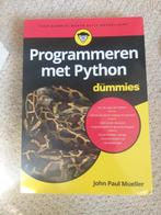 Progammeren met Python Voor Dummies! zgan, Boeken, Informatica en Computer, Ophalen of Verzenden, Zo goed als nieuw, Programmeertaal of Theorie