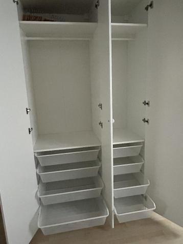Ikea PAX kledingkast 1.25 x 2.35, €250 of 2 voor €470 - afbeelding 5