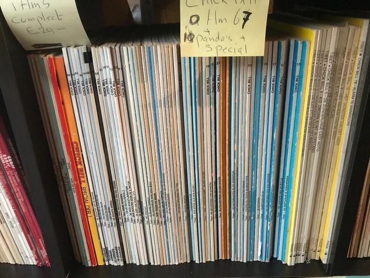 Chick Bill serie 0 t/m 67 plus panda geheel compleet!!!, Boeken, Stripboeken, Gelezen, Complete serie of reeks, Ophalen of Verzenden