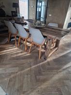 6 Riviera Maison Amsterdam stoelen taupe, Ophalen, Zo goed als nieuw, Overige kleuren, Vijf, Zes of meer stoelen