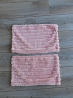 NIEUW 2x roze kussenhoes maat 30x50, Nieuw, Rechthoekig, Ophalen of Verzenden, Roze