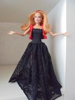barbie avond jurk zwart kant en hesje nieuw, Ophalen of Verzenden, Nieuw, Barbie