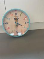 Leuke Kinder Wandklok, Ophalen of Verzenden, Gebruikt, Analoog, Wandklok