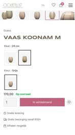 Guaxs vaas Koonam, Huis en Inrichting, Woonaccessoires | Vazen, Overige kleuren, Nieuw, Ophalen of Verzenden, Glas