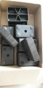 12  Bankpoten houtlook, Ophalen, Zo goed als nieuw, Houtlook