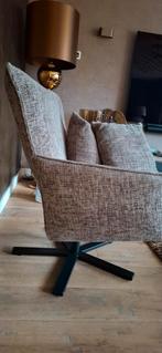 Taupe kleur draai Fauteuil, Huis en Inrichting, Fauteuils, Ophalen of Verzenden, Zo goed als nieuw, 75 tot 100 cm, 50 tot 75 cm