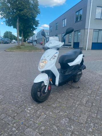 Sym Orbit 50 Wit 4T 45 KM 2011 3 Maanden Motorische Garantie beschikbaar voor biedingen