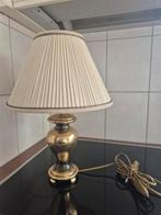 Schemerlampen met gouden voet en kap, Antiek en Kunst, Antiek | Lampen, Ophalen
