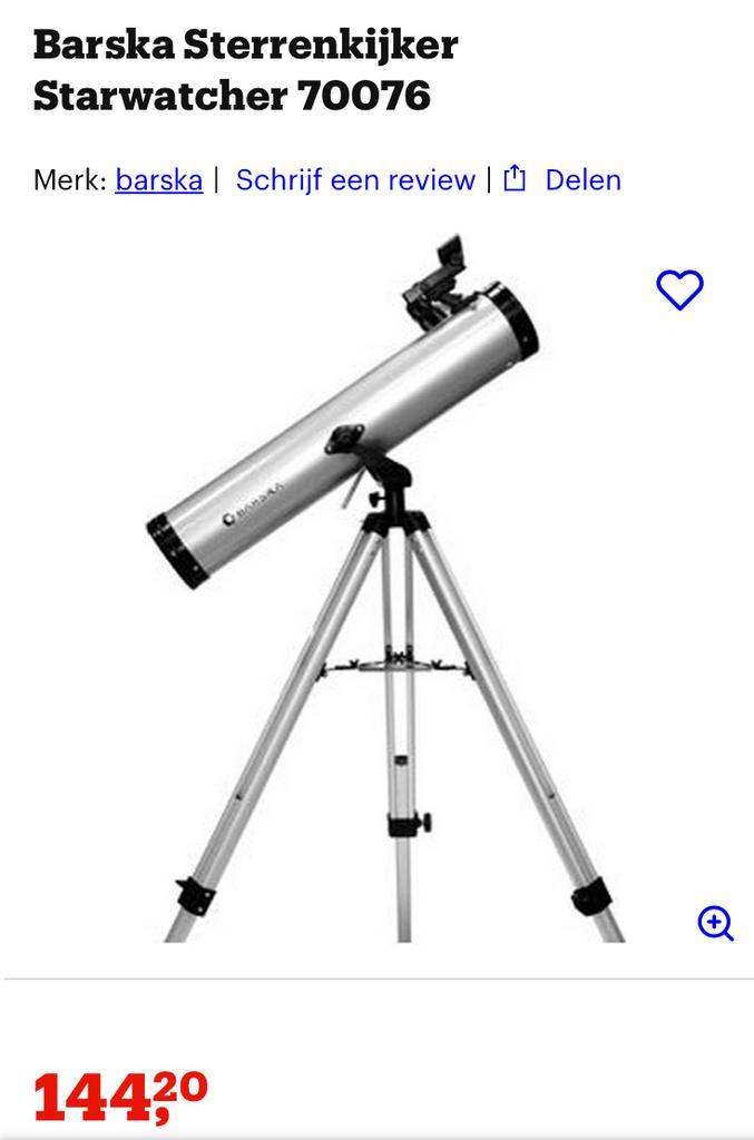 Sterrenkijker, Audio, Tv en Foto, Optische apparatuur | Telescopen, Ophalen