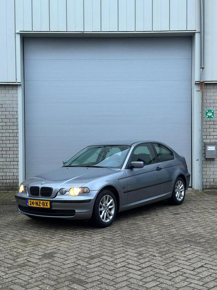 BMW 3-Serie 1.8 TI 316 Compact 2004 Grijs Nieuwe APK, Auto's, BMW, Particulier, 3-Serie, Airbags, Airconditioning, Android Auto