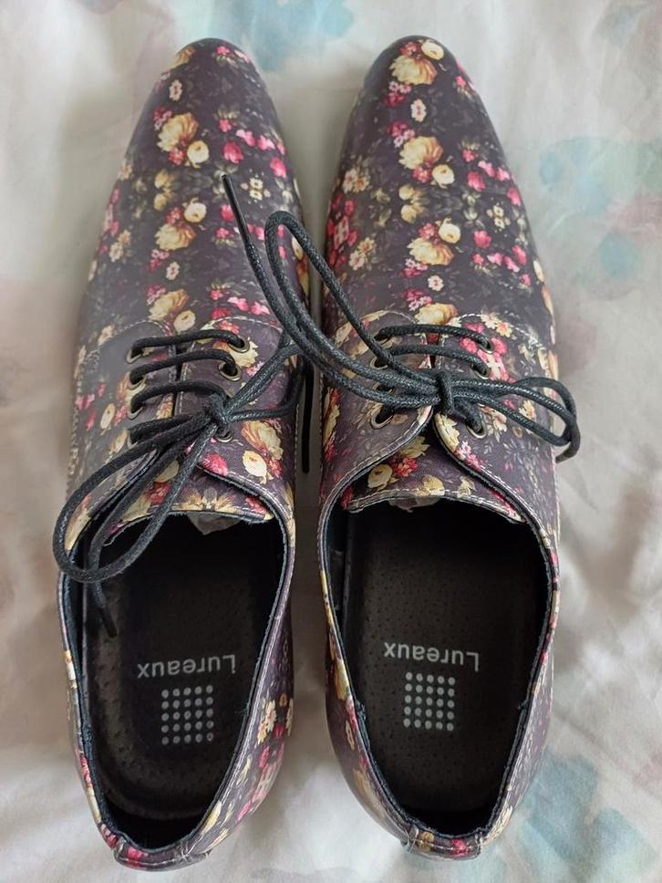 Lureaux Peony (pioenrozen) luxe schoenen- maat 41, Kleding | Heren, Schoenen, Zo goed als nieuw, Veterschoenen, Overige kleuren