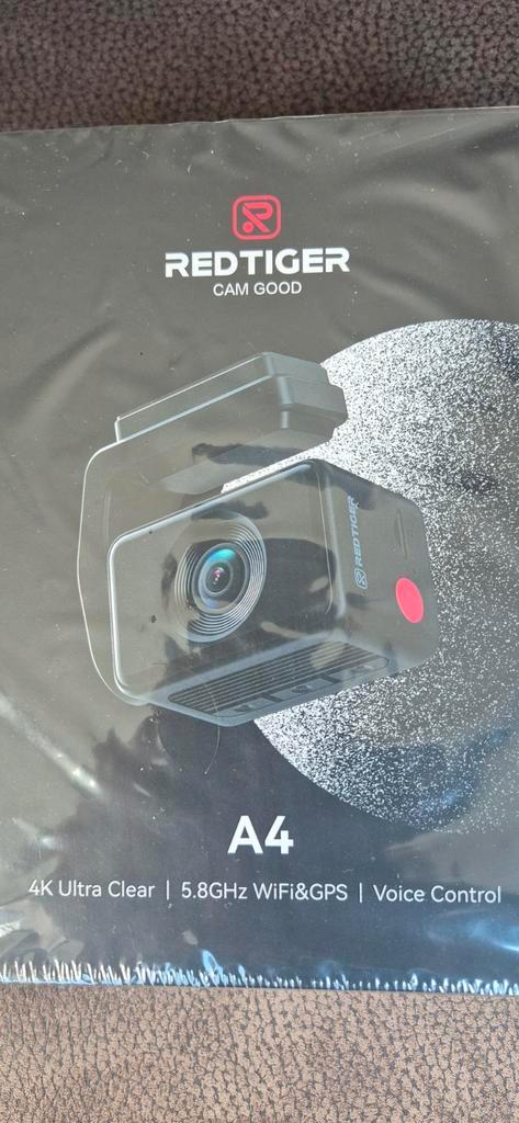 RedTiger A4 dual dashcam 4K, Auto diversen, Dashcams, Nieuw, Ophalen of Verzenden