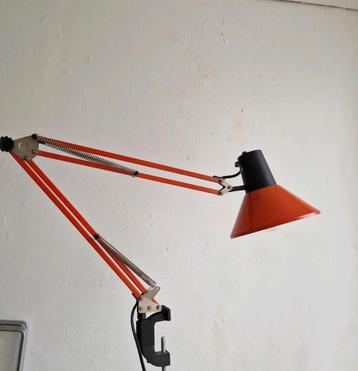 Vintage architecten design lamp verstelbaar mooie kleur! beschikbaar voor biedingen