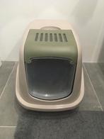 kattenbak groen/grijs met geurfilter plus toebehoren, Dieren en Toebehoren, Ophalen, Zo goed als nieuw, Gesloten