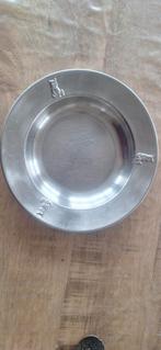 Antiek zilmeta bordje beer gero zilver kinderbord, Ophalen of Verzenden, Zilver