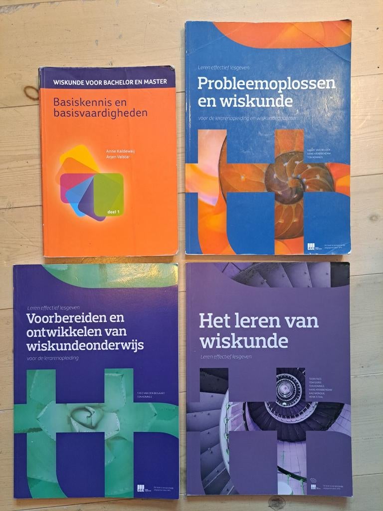 Boeken Wiskunde Leraar Opleiding, Boeken, Studieboeken en Cursussen, Gelezen, HBO, Beta, Ophalen