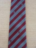 AMRO Bank stropdas rode en grijze strepen, Ophalen of Verzenden, Nieuw, Gebruiksvoorwerp