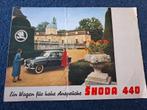 Brochure SKODA 440  - 1957/ DE., Boeken, Auto's | Folders en Tijdschriften, Gelezen, Overige merken, Ophalen of Verzenden