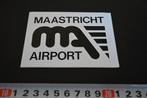 sticker Maastricht Airport *, Verzamelen, Stickers, Ophalen, Zo goed als nieuw