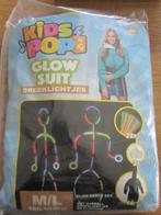 Kids Pop glow suit met breeklichtjes mt M/L 160-185 cm, Kleding | Dames, Carnavalskleding en Feestkleding, Nieuw, Carnaval, Kleding