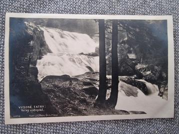Oude ansichtkaart, Slovenië, waterval Velký vodopád beschikbaar voor biedingen