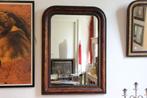 Brocante - Warme antieke spiegel, Louis Philippe!, Antiek en Kunst, Ophalen, Rechthoekig, 50 tot 100 cm