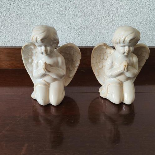 Porceleinen Engeltjes, Verzamelen, Beelden en Beeldjes, Zo goed als nieuw, Religie, Ophalen of Verzenden